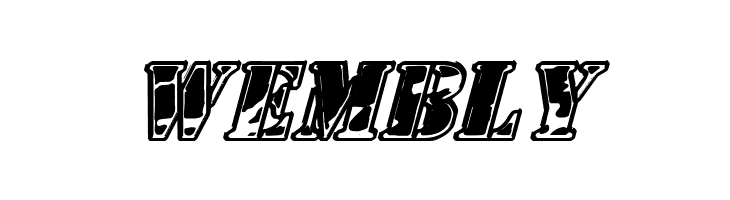 1st Cav II Italic  Free Fonts Download