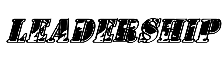 1st Cav II Italic  Free Fonts Download