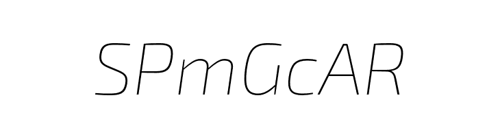 Exo 2 Thin Italic  Free Fonts Download
