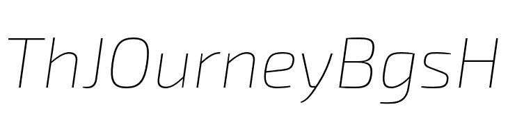 Exo 2 Thin Italic  Free Fonts Download