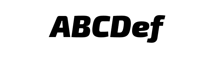 Exo 2 Black Italic  Free Fonts Download