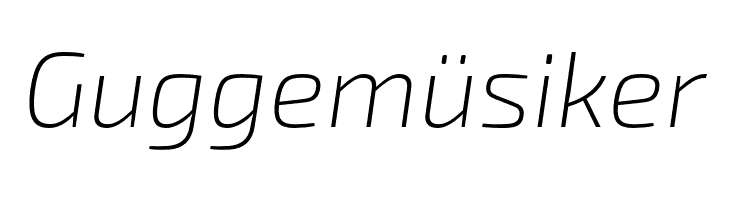 Exo 2 Extra Light Italic  Free Fonts Download