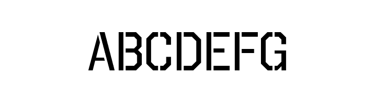 Octin Stencil Free  Free Fonts Download