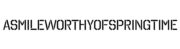 Octin Stencil Free  Free Fonts Download