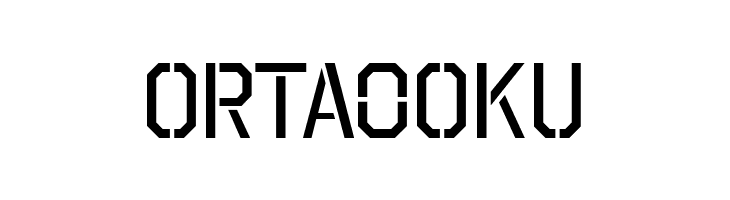 Octin Stencil Free  Free Fonts Download