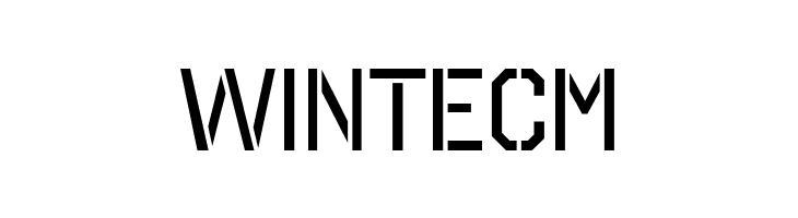 Octin Stencil Free  Free Fonts Download