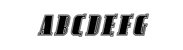 Avondale SC Inline Italic  Free Fonts Download