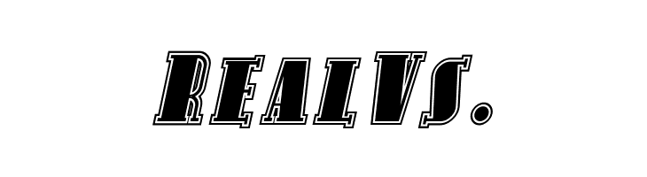 Avondale SC Inline Italic  Free Fonts Download