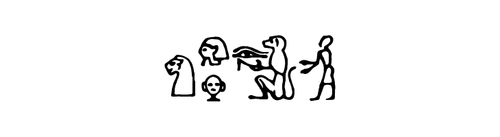 Hieroglify  Free Fonts Download