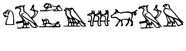 Hieroglify  Free Fonts Download