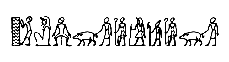 Hieroglify  Free Fonts Download