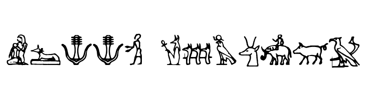 Hieroglify  Free Fonts Download