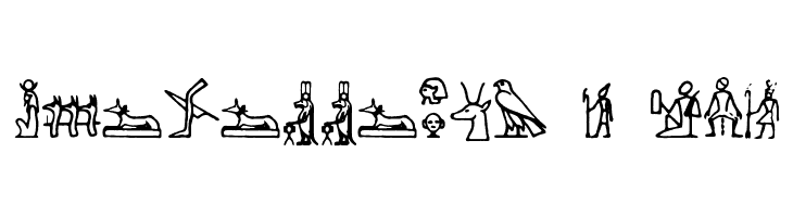 Hieroglify  Free Fonts Download