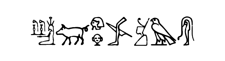Hieroglify  Free Fonts Download