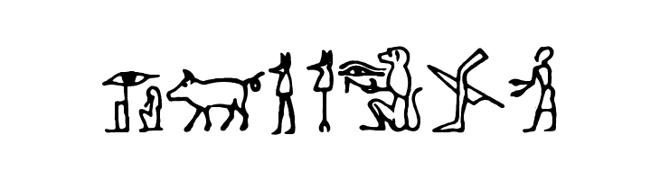 Hieroglify  Free Fonts Download