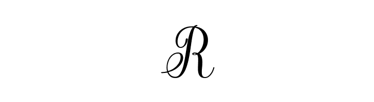 R CuttauriScript Font