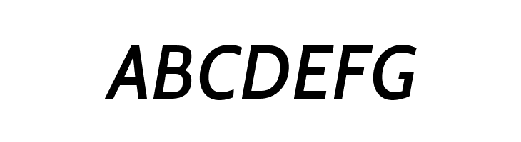 Cabin Medium Italic  Free Fonts Download