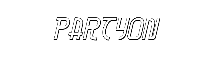 Moon Dart 3D Italic  Free Fonts Download