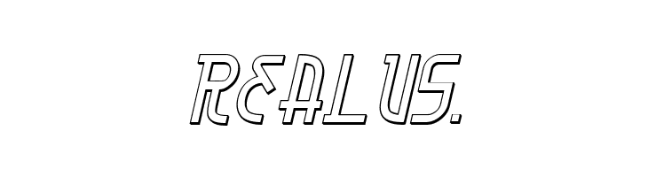 Moon Dart 3D Italic  Free Fonts Download