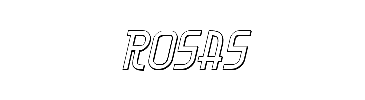 Moon Dart 3D Italic  Free Fonts Download