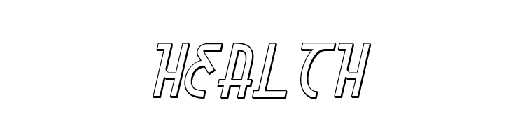 Moon Dart 3D Italic  Free Fonts Download