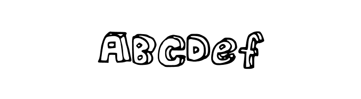 3D  Free Fonts Download