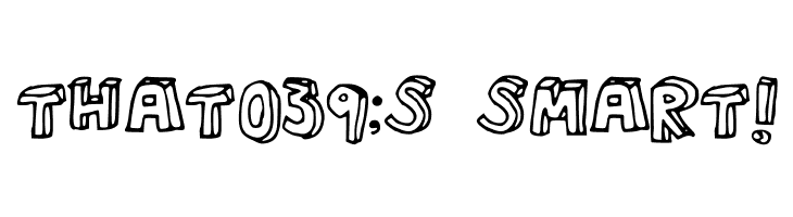 3D  Free Fonts Download