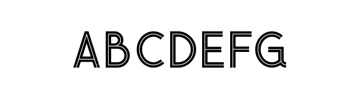 Urban Inline  Free Fonts Download