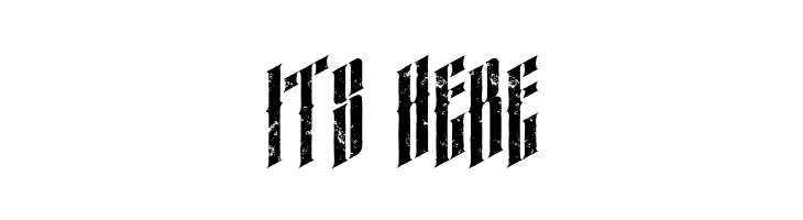 almanacitalicgrunge  Free Fonts Download