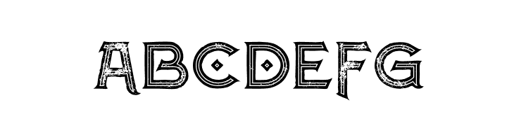 Atlantis Inline Grunge  Free Fonts Download