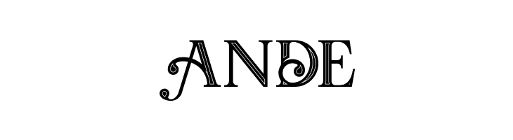 Amadeust Inline  Free Fonts Download