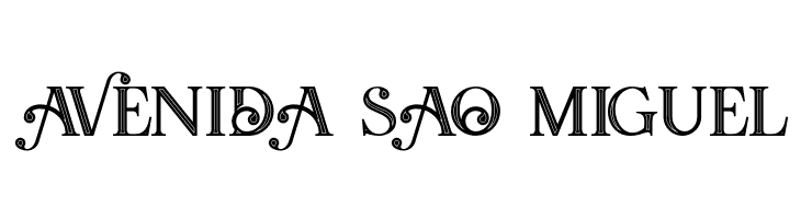 Amadeust Inline  Free Fonts Download