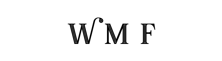 Amadeust Inline  Free Fonts Download