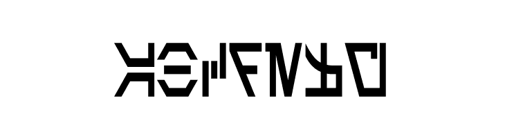 Aurebesh Condensed Bold  Free Fonts Download