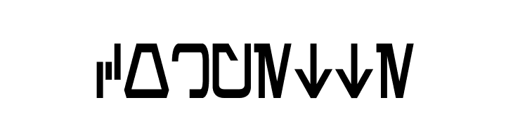Aurebesh Condensed Bold  Free Fonts Download