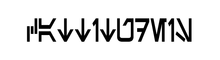 Aurebesh Condensed Bold  Free Fonts Download