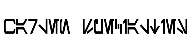 Aurebesh Condensed Bold  Free Fonts Download