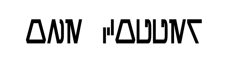 Aurebesh Condensed Bold  Free Fonts Download