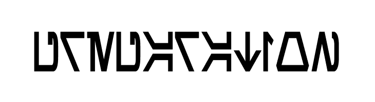 Aurebesh Condensed Bold  Free Fonts Download