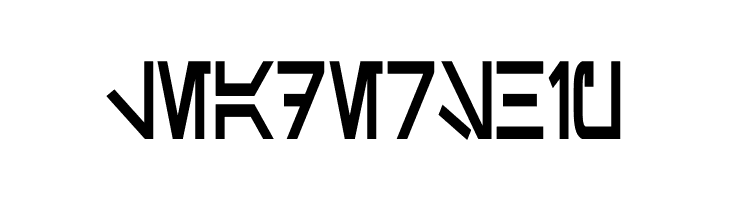 Aurebesh Condensed Bold  Free Fonts Download