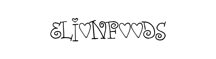 Words of love  Free Fonts Download