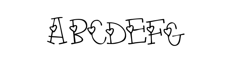 4 my lover  Free Fonts Download