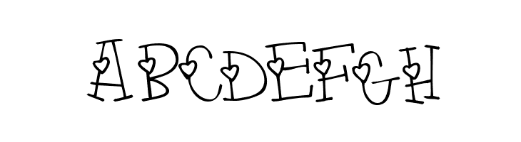 4 my lover  Free Fonts Download