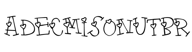 4 my lover  Free Fonts Download