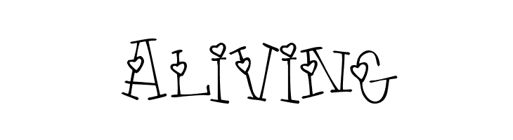 4 my lover  Free Fonts Download