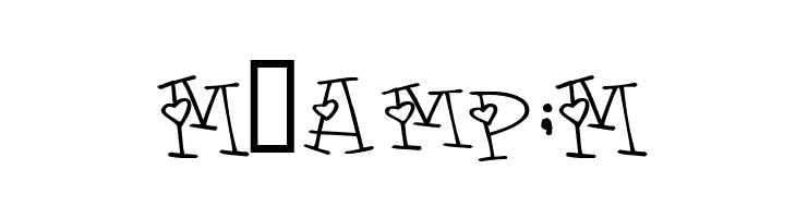 4 my lover  Free Fonts Download