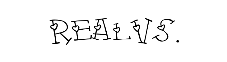 4 my lover  Free Fonts Download