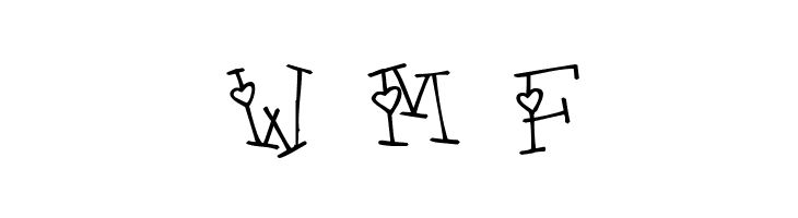 4 my lover  Free Fonts Download