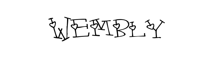 4 my lover  Free Fonts Download