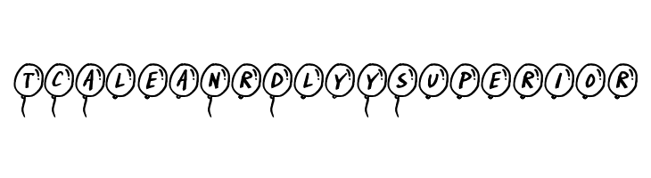 PartyBalloons  Free Fonts Download